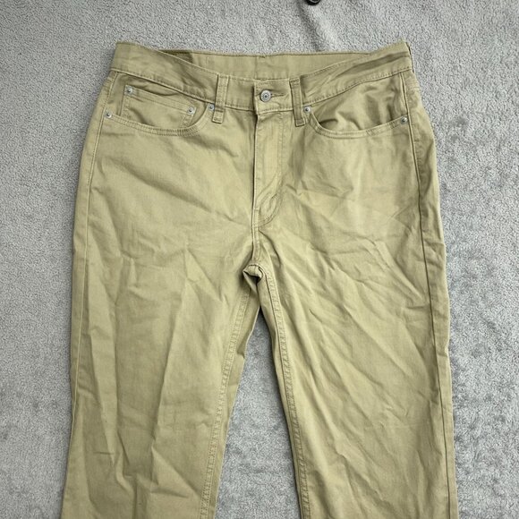 NWOT Levis 514 Men's W34 L32 Straight Fit Jeans 98% Cotton Blend Beige - Picture 6 of 7